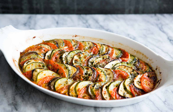 Ratatouille & Parmesan bake - Rasoi