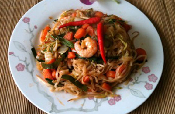Spicy Thai Prawn Noodles - Rasoi